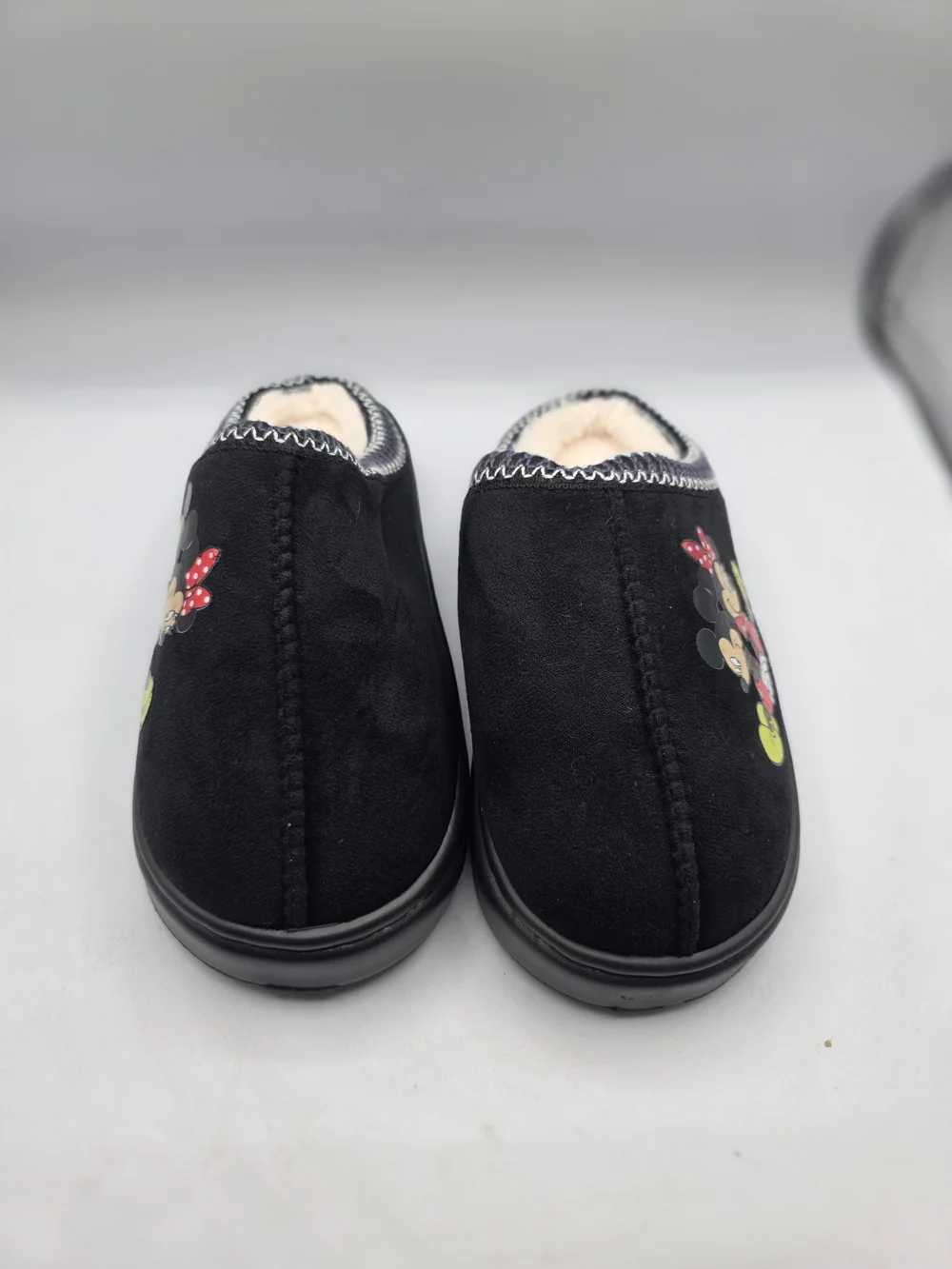 Disney Mickey & Minnie Black Slippers Size 36-37.
